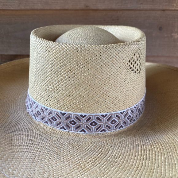 Vintage Stetson Derringer 60s/70s Genuine Panama Hat - Picture 4 of 16